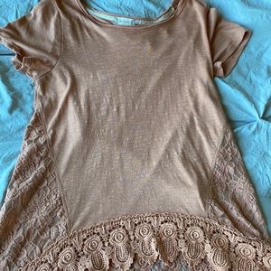 altar’d state orange lace shirt